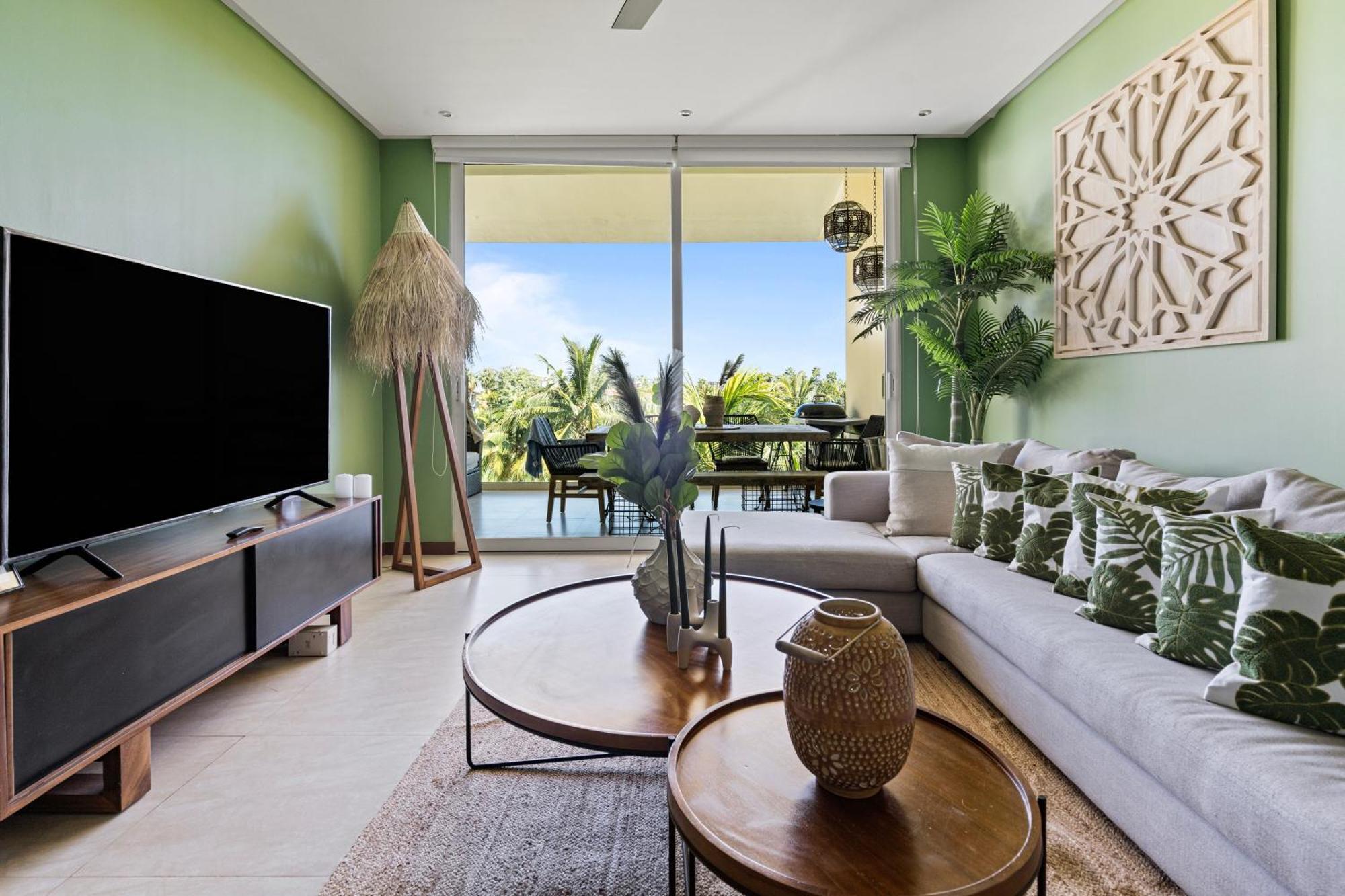 Stylish Peninsula Golf 3Br Oasis With Pool Apartment Nuevo Vallarta Exterior photo