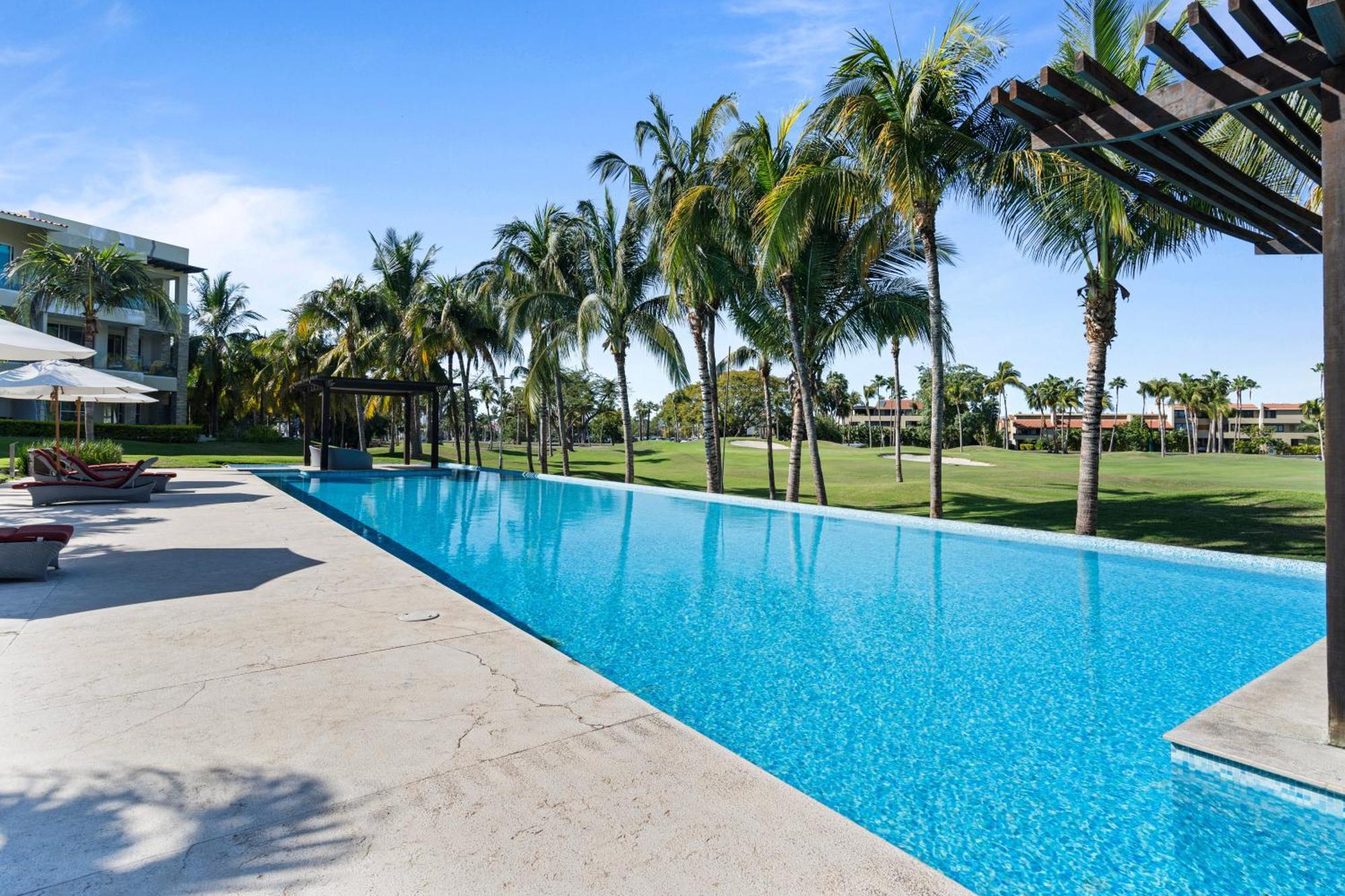 Stylish Peninsula Golf 3Br Oasis With Pool Apartment Nuevo Vallarta Exterior photo